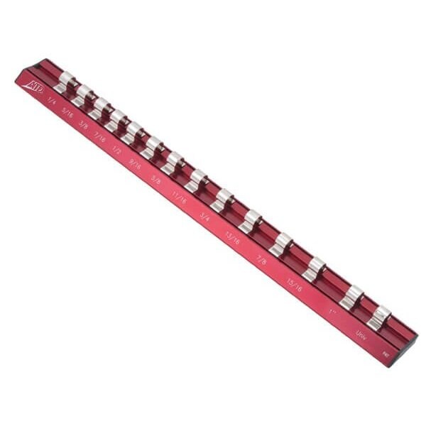 Atd Tools ATD 3/8-Inch SAE Magnetic Aluminum Socket Rail 9338 - main